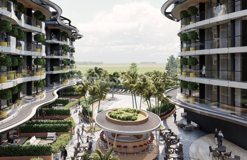 Appartementen Met Zee- En Stadszicht In Alanya Oba 2