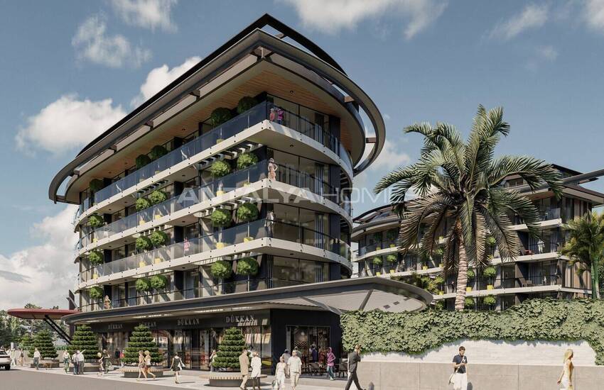 Havs- Och Stadsutsikt Lägenheter I Alanya Oba 7