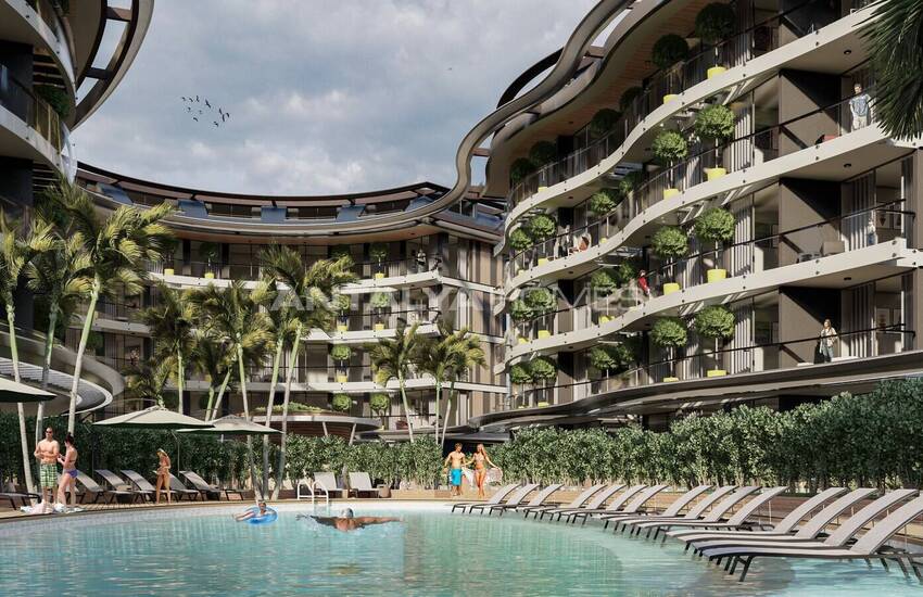 Havs- Och Stadsutsikt Lägenheter I Alanya Oba 5