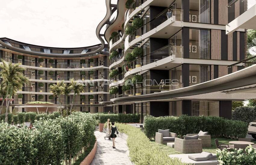 Havs- Och Stadsutsikt Lägenheter I Alanya Oba 4