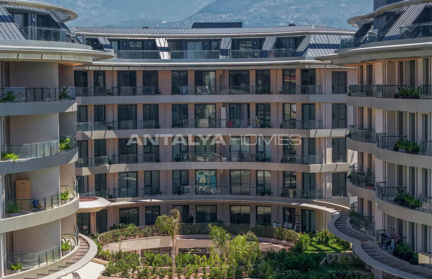 Alanya Oba'da Şehir ve Deniz Manzaralı Satılık Daireler 6