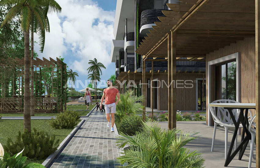 Alanya Oba'da Sonsuzluk Havuzlu Sitede Satılık Daireler 11