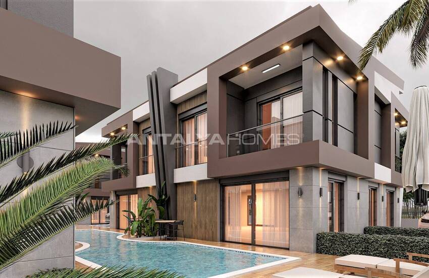 Villen Mit Pool In Komplex Mit Einfachem Zugang In Antalya Aksu 2