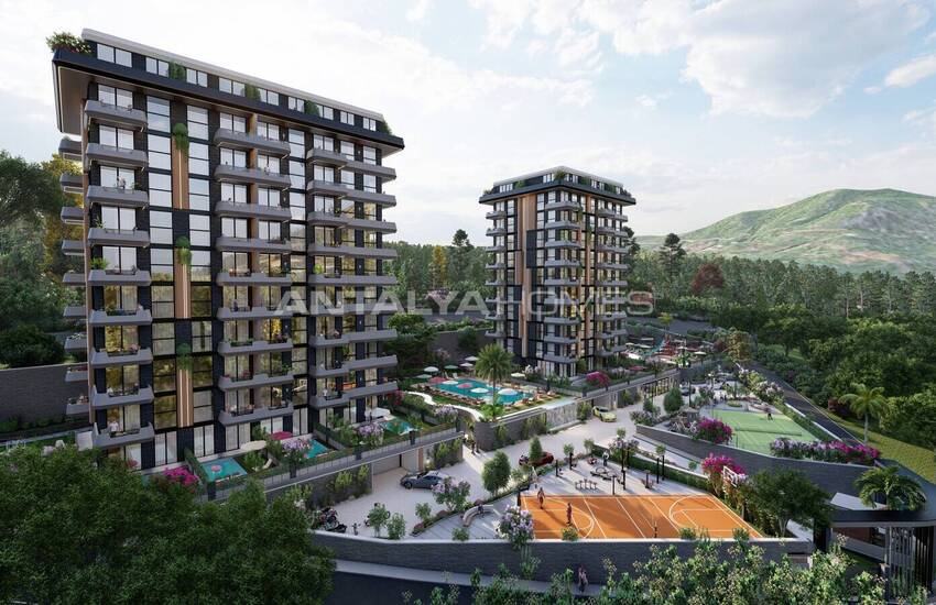 Apartments in a Complex in Alanya Kestel with Social Amenities 11