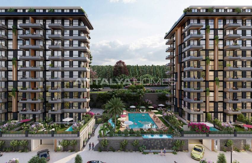 Apartments in a Complex in Alanya Kestel with Social Amenities 7