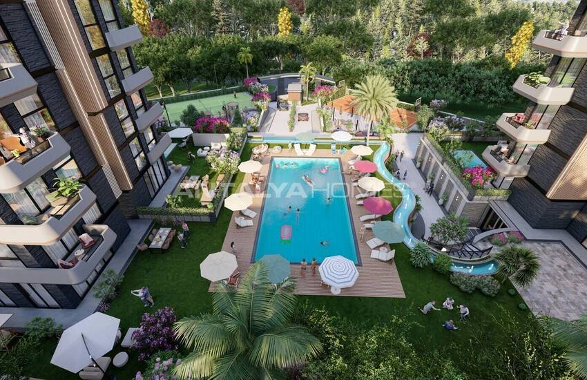 Apartments in a Complex in Alanya Kestel with Social Amenities 2