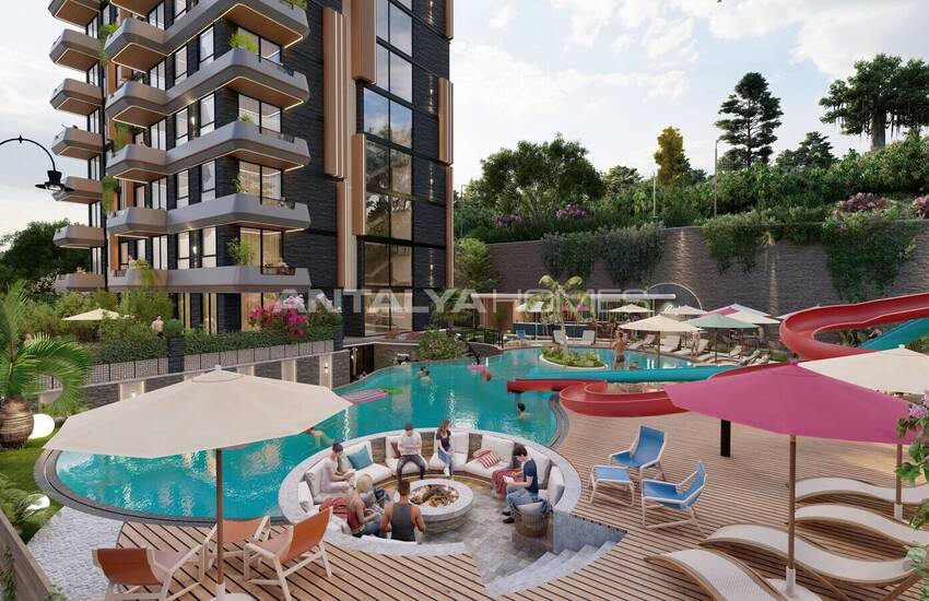 Apartments in a Complex in Alanya Kestel with Social Amenities 1