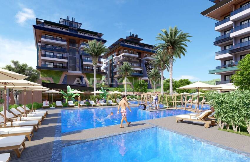 Alanya Kargıcak'ta Özel Plaj İmkanı Sunan Satılık Daireler