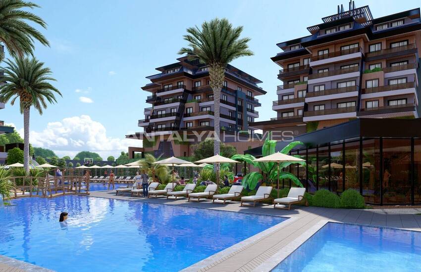 Alanya Kargıcak'ta Özel Plaj İmkanı Sunan Satılık Daireler 2