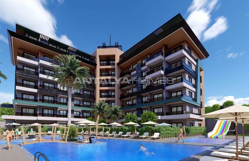 Real Estate with Private Beach in Alanya Kargicak 3