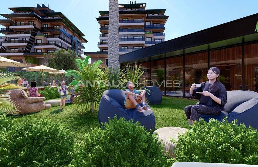 Real Estate with Private Beach in Alanya Kargicak 11