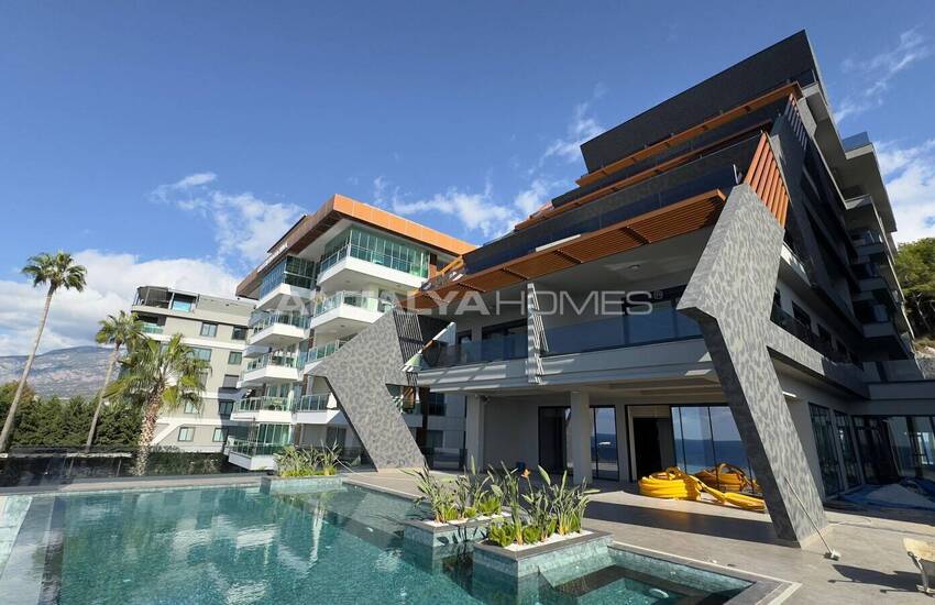 املاک شیک در مجتمع با مفهوم هتل 5 ستاره در آلانیا 1