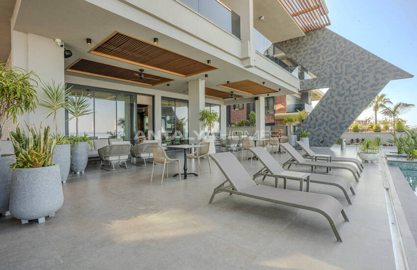 املاک شیک در مجتمع با مفهوم هتل 5 ستاره در آلانیا 9