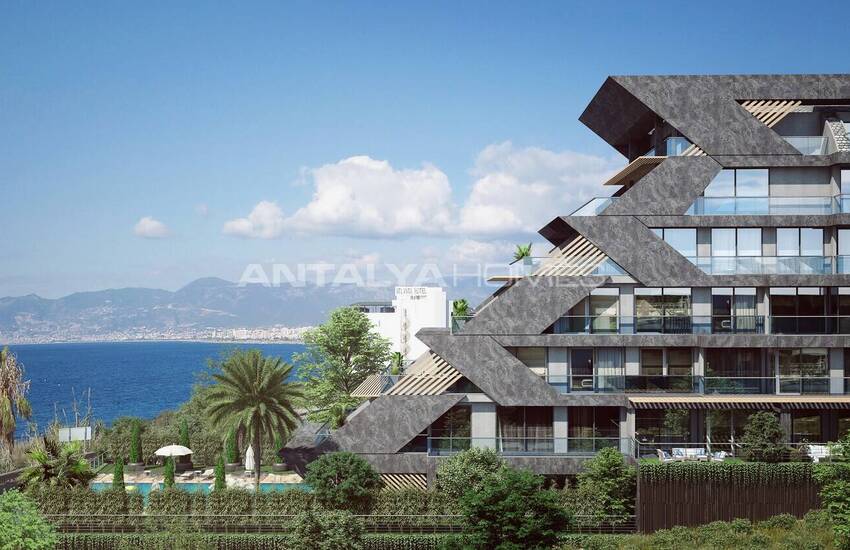 Chique Woningen In Het Hotel Concept Complex In Alanya