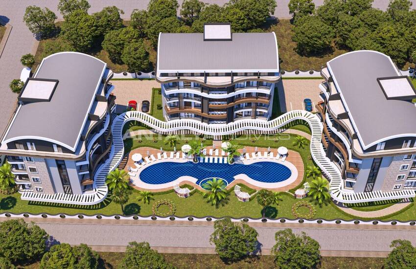 Real Estate in a Complex with Rich Facilities in Alanya Oba