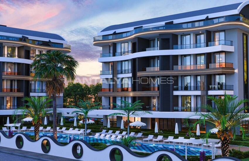 Real Estate in a Complex with Rich Facilities in Alanya Oba 5