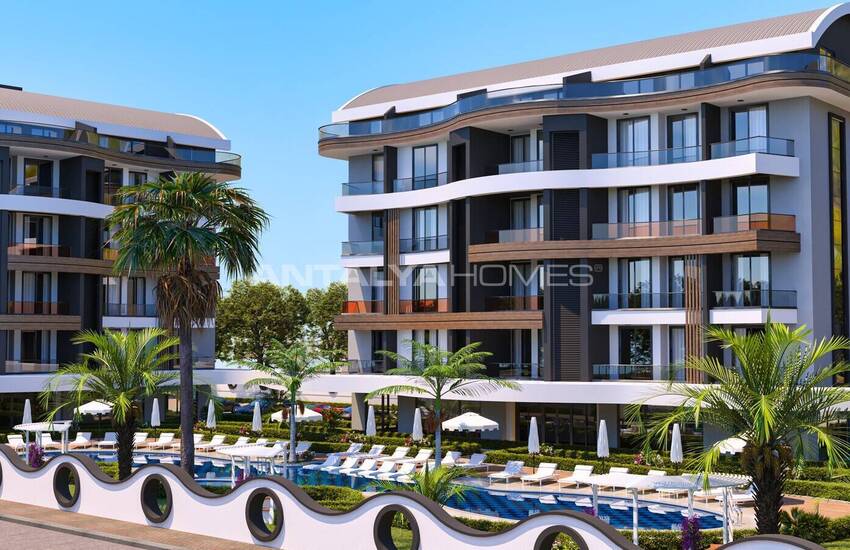Real Estate in a Complex with Rich Facilities in Alanya Oba 4