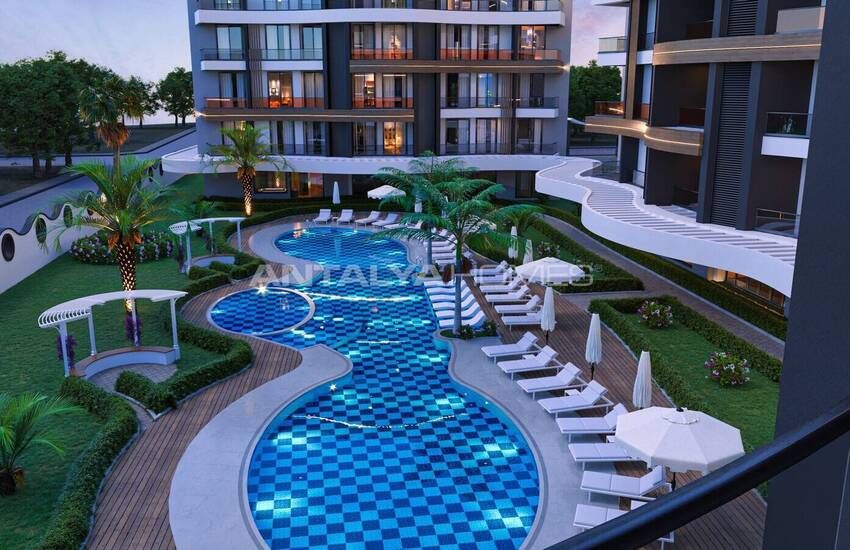 Real Estate in a Complex with Rich Facilities in Alanya Oba 7