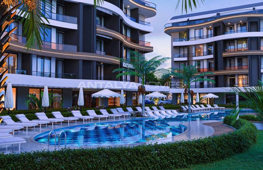 Real Estate in a Complex with Rich Facilities in Alanya Oba 9