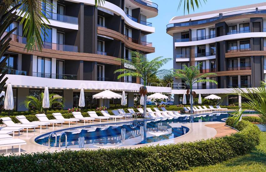 Real Estate in a Complex with Rich Facilities in Alanya Oba 8