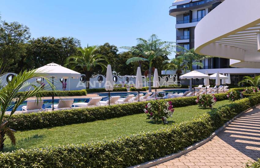 Real Estate in a Complex with Rich Facilities in Alanya Oba 10