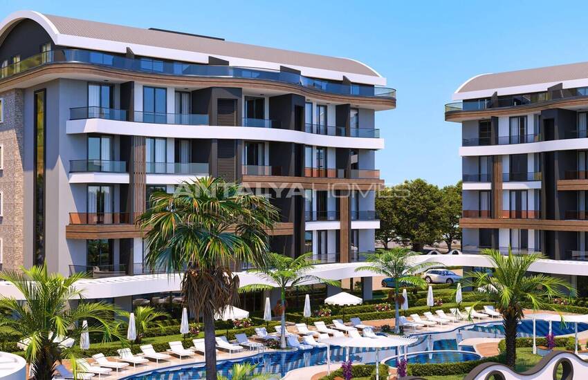 Real Estate in a Complex with Rich Facilities in Alanya Oba 14