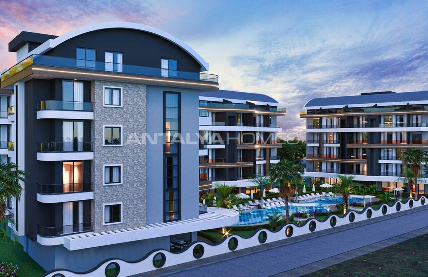 Real Estate in a Complex with Rich Facilities in Alanya Oba 19