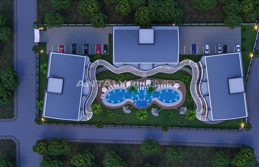 Real Estate in a Complex with Rich Facilities in Alanya Oba 3
