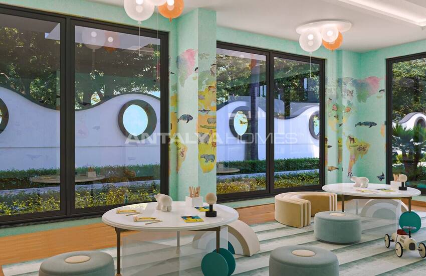 Real Estate in a Complex with Rich Facilities in Alanya Oba 25