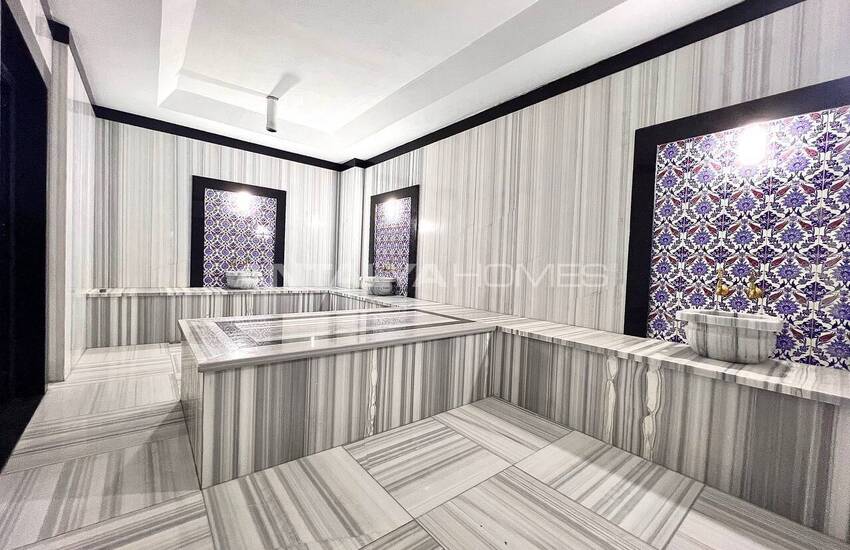 آپارتمان های آماده برای سکونت در نزدیکی دریا در آلانیا، کستل 13