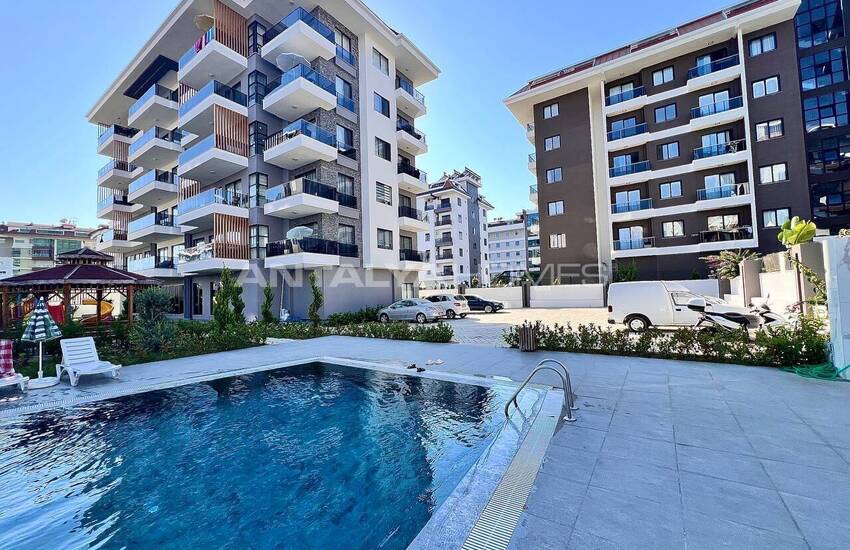 آپارتمان های آماده برای سکونت در نزدیکی دریا در آلانیا، کستل 9