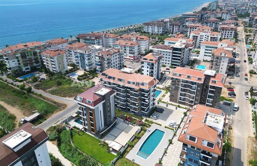 آپارتمان های آماده برای سکونت در نزدیکی دریا در آلانیا، کستل 3