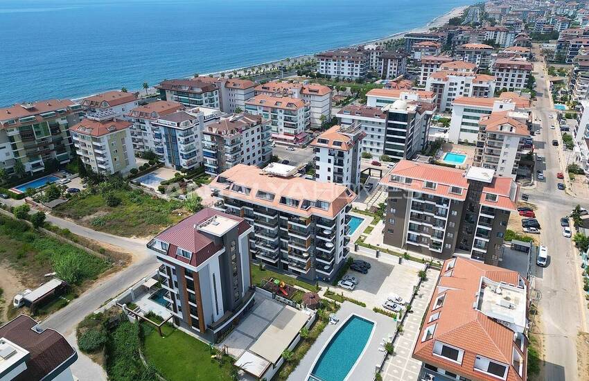 آپارتمان های آماده برای سکونت در نزدیکی دریا در آلانیا، کستل 1