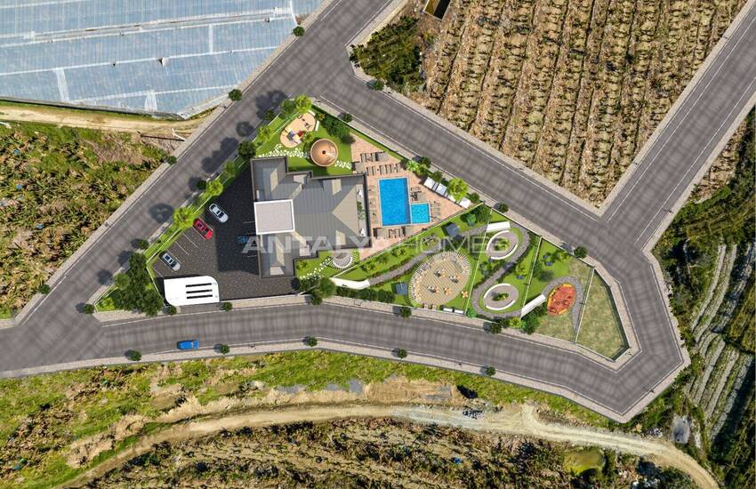 آپارتمان در یک مجتمع در آلانیا با امکانات اجتماعی غنی 6