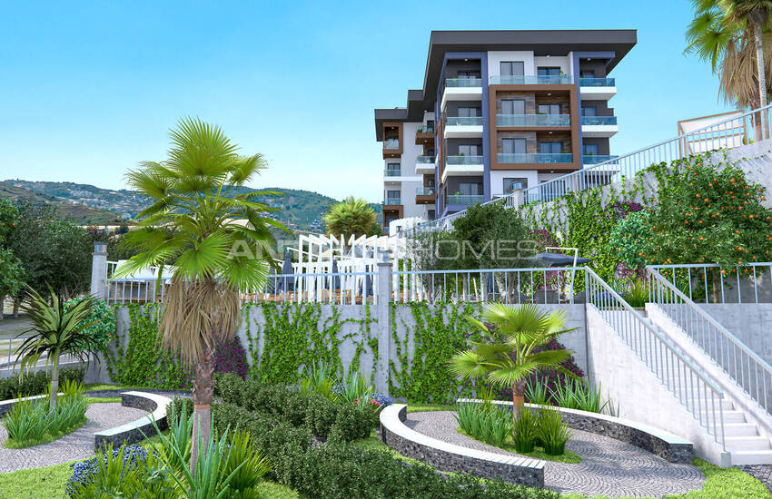 آپارتمان در یک مجتمع در آلانیا با امکانات اجتماعی غنی 4