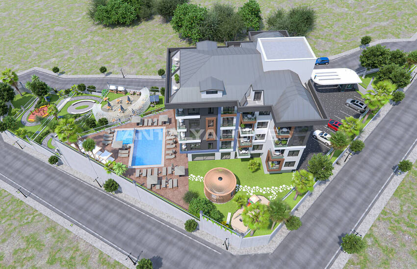 آپارتمان در یک مجتمع در آلانیا با امکانات اجتماعی غنی 5