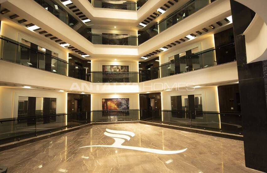 آپارتمان با دید دریا در مجتمعی در محمودلار آلانیا 12