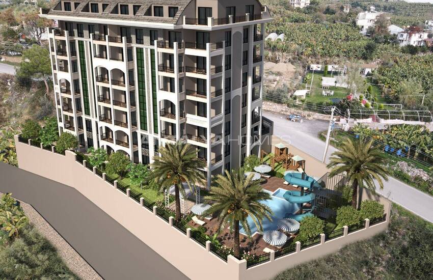 Flats Far From the City Noise in Alanya Mahmutlar