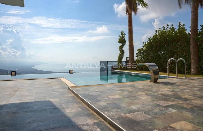 Villa Mit Meerblick In Alanya's Bevorzugter Gegend Tepe 2