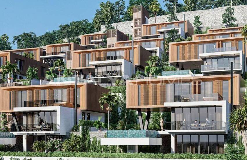 Alanya Tepe'de Özel Havuzlu Satılık Müstakil Villalar 5