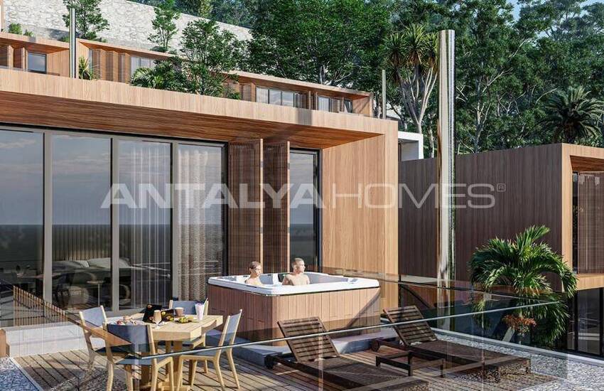 Alanya Tepe'de Özel Havuzlu Satılık Müstakil Villalar 10