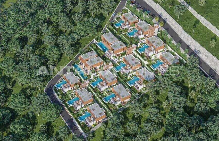 Alanya Tepe'de Özel Havuzlu Satılık Müstakil Villalar 4