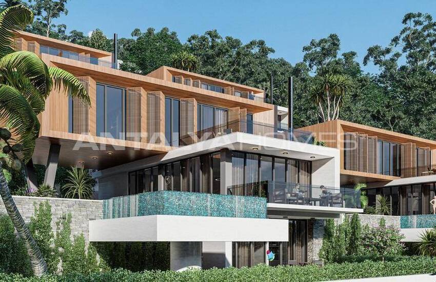 Alanya Tepe'de Özel Havuzlu Satılık Müstakil Villalar 14