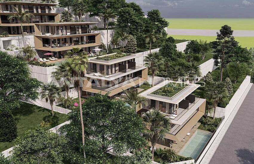 Smart Home System Villor Med Privat Pool I Alanya
