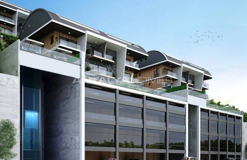 Erdgeschoss Und Duplex Penthouse Wohnungen In Alanya Bektas 3