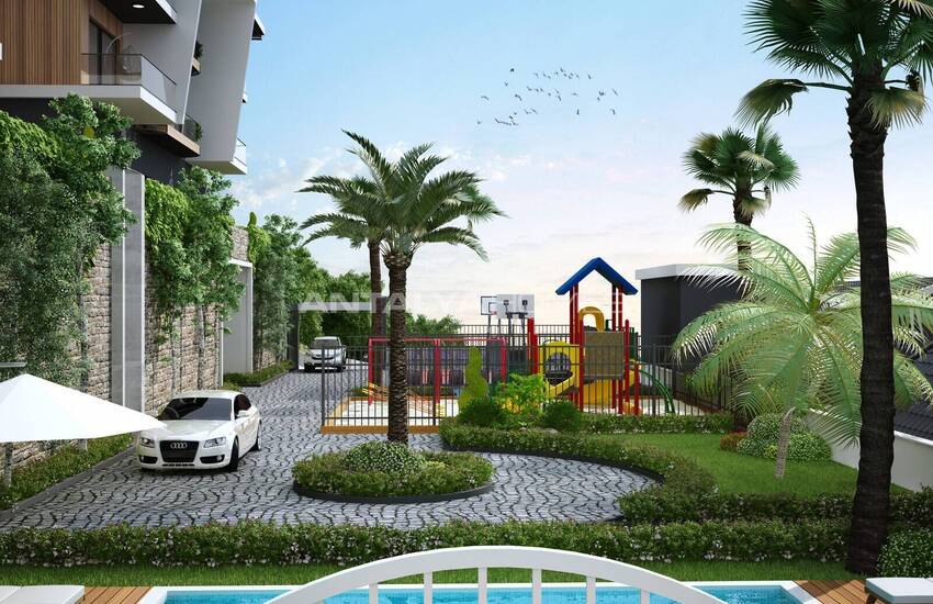 Erdgeschoss Und Duplex Penthouse Wohnungen In Alanya Bektas 7