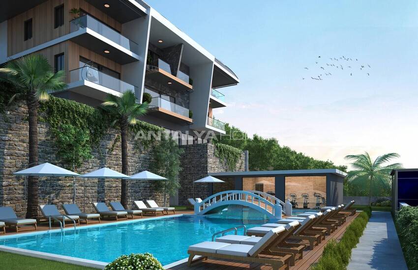 Erdgeschoss Und Duplex Penthouse Wohnungen In Alanya Bektas 10