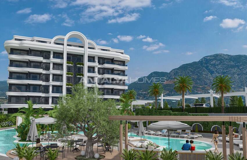 Appartements Dans Une Résidence Prestigieuse À Alanya Kestel 9