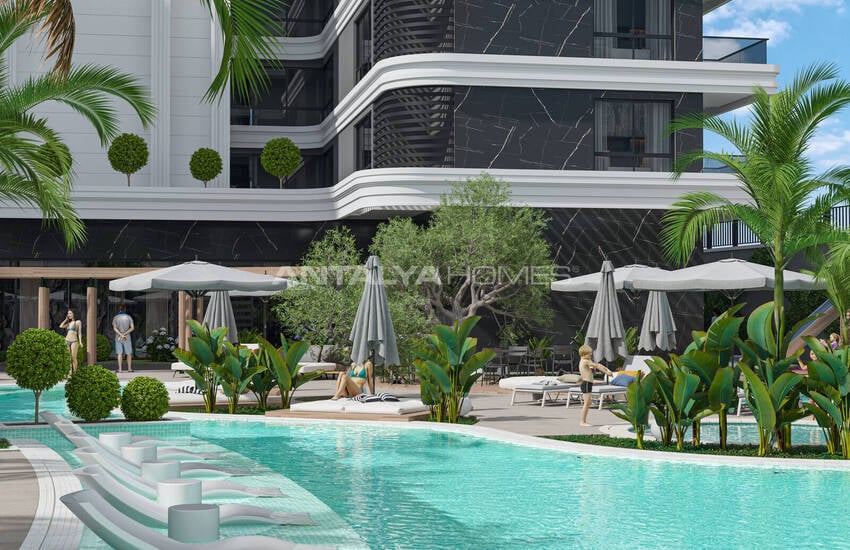 Квартиры в престижном шикарном комплексе в Кестеле 7