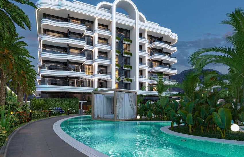 Квартиры в престижном шикарном комплексе в Кестеле 2